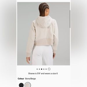 Lululemon Loungeful Cropped Hoodie